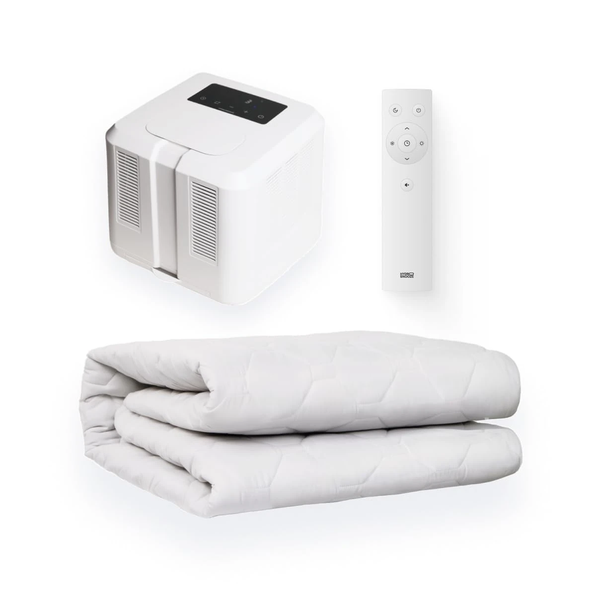 HydroSnooze Water Cooling & Heating Mattress Pad, Bed Cooling System, Temp Rang 15-55℃, Perfect for Hot Sleepers, Super King Size (180x200cm)