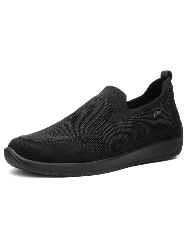 ARA Women Lissabon Loafer, Black, 3.5-4 UK
