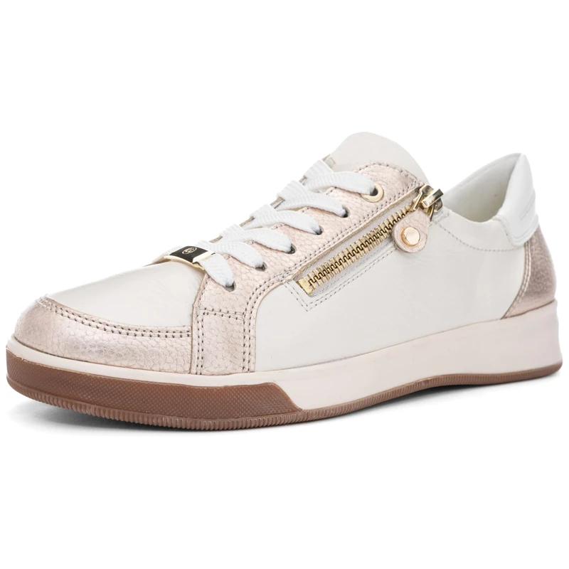 ARA Women's ROM Trainers, Sand, Cream, White, 36.5 EU