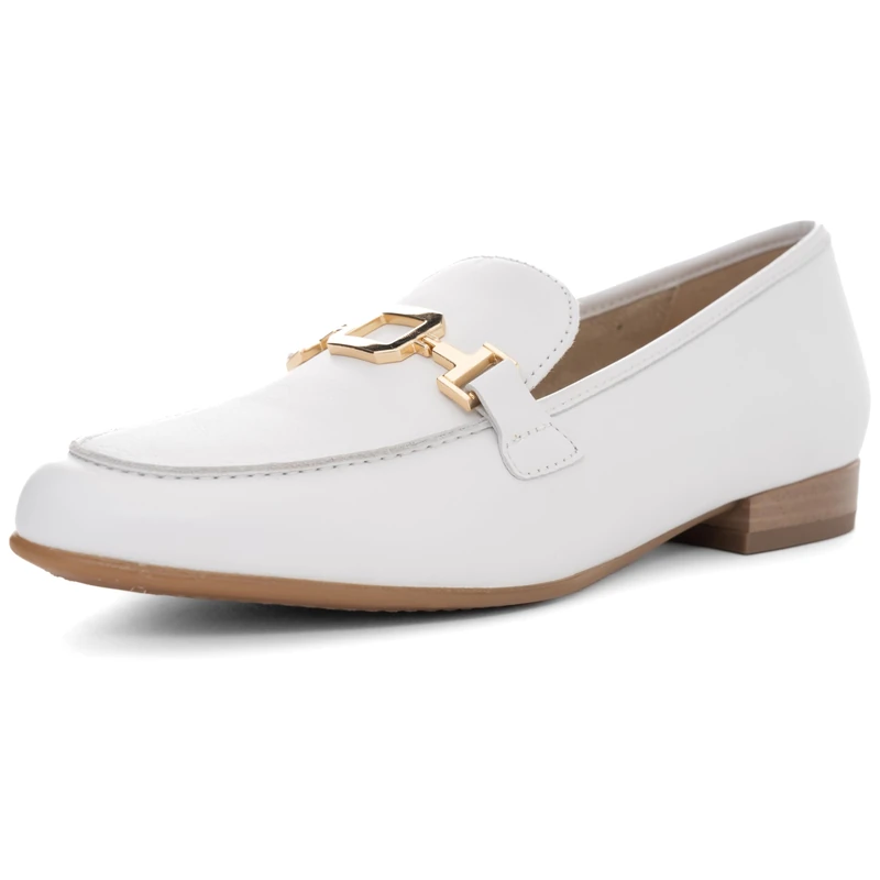 ARA Women's Kent Moccasin, White, 39 EU Schmal