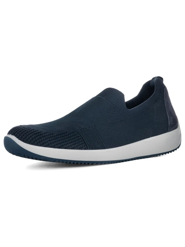 ARA Women Lissabon Loafer, Blue, 4.5 UK