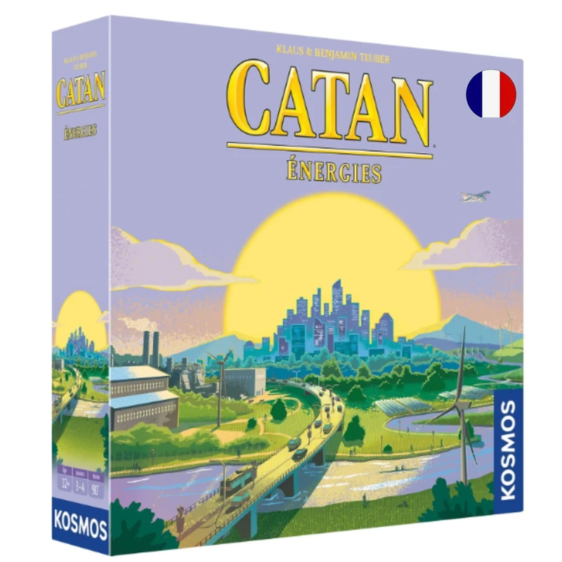 Kosmos Catan: Energies Asmodee Board Games for 12 Years and Up 3 to 4 Players 90 Min French Version