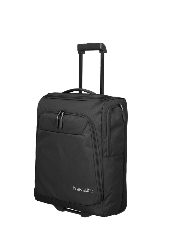 travelite Trolley Travel Bag with Wheels Small, Kick Off, Practical boardcase Hand Luggage Trolley for Vacations and Sports, 55 cm, 44 liters