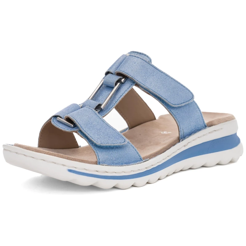 ARA Women's Tampa Slippers, Azzuro Silver, 6-6.5 UK