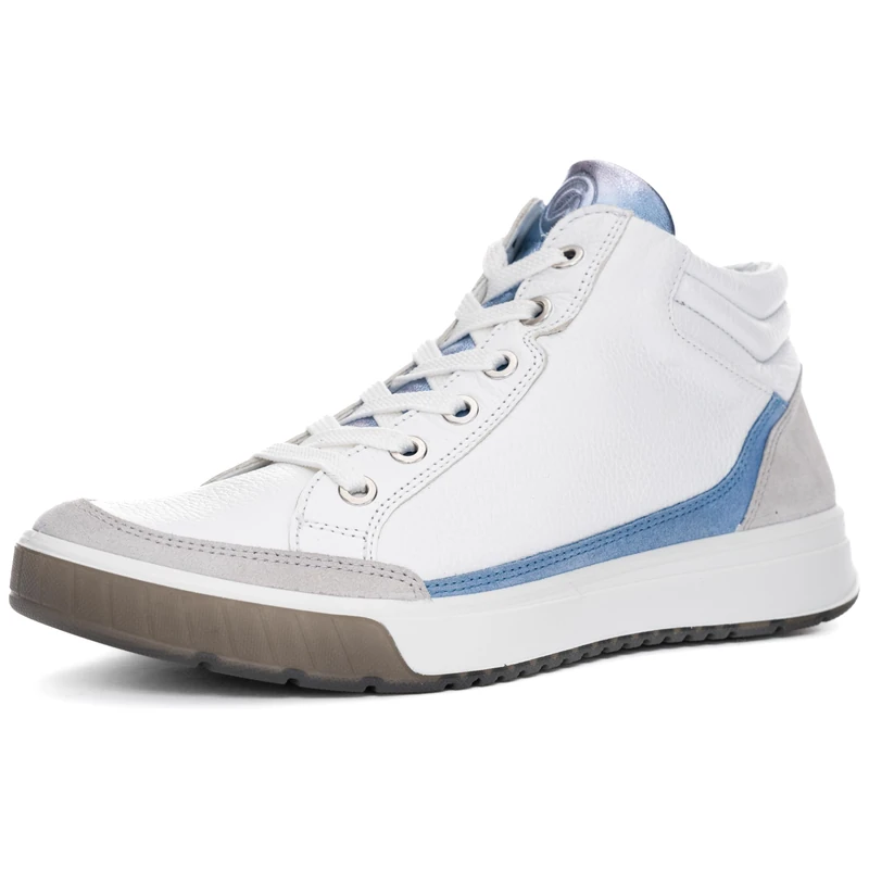 ARA Women ROM Sneaker, Pebble White Azzuro Sky, 6-6.5 UK
