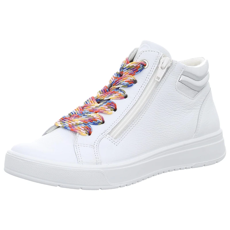 ARA Women ROM Sneaker, White Silver, 7-7.5 UK