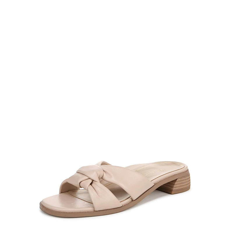 Vionic Women's Mabel Slide Sandal, Cameo Rose Leather, 6.5 UK