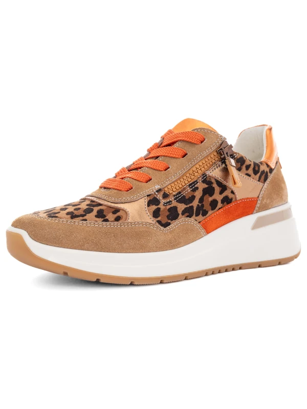ARA Women Garda Sneaker, Biscuit Natural Whisky Poppy Jaffa, 7 UK