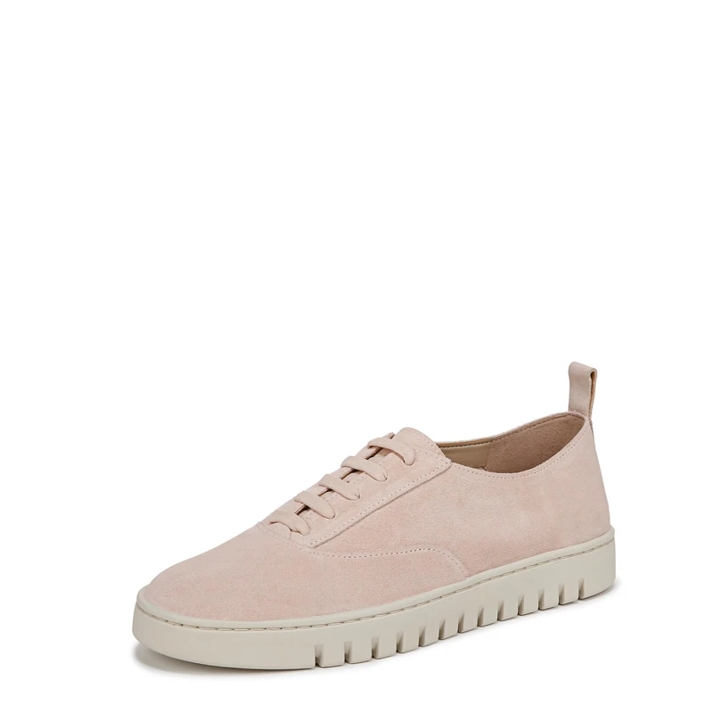 Vionic Women's Uptown Stretch Lace Sneaker, Cameors Suede, 4 UK