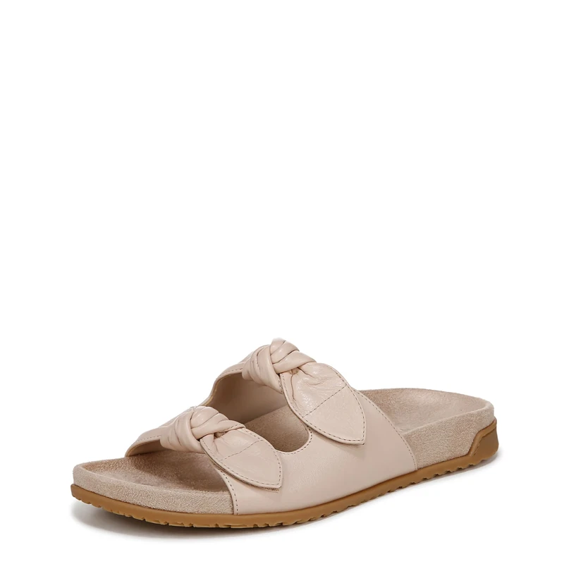 Vionic Womens Elara Slide Sandal Medium Fit UK 6, Cameors TMB Leather