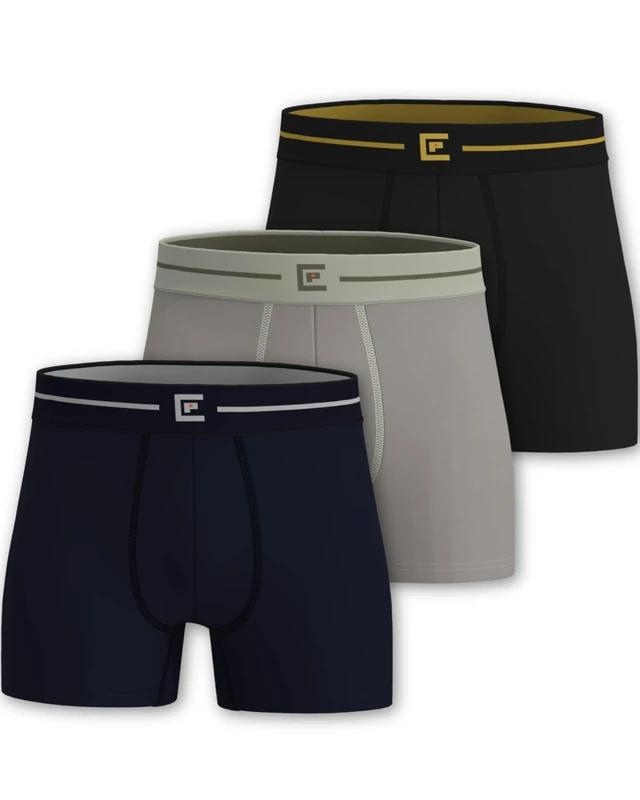 Pierre Calvini Bamboo Mens Boxers – Soft, Breathable & Anti Chafe Mens Underwear – Moisture Wicking Boxers for Men with Longer Leg & No Itchy Labels - Men's Boxer Shorts Multipack (3/6-Pack)