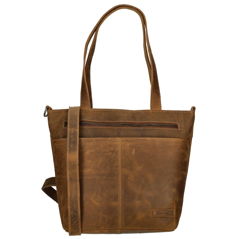 ENRICO BENETTI Women's Genua Bag, Camel, ESTÁNDAR