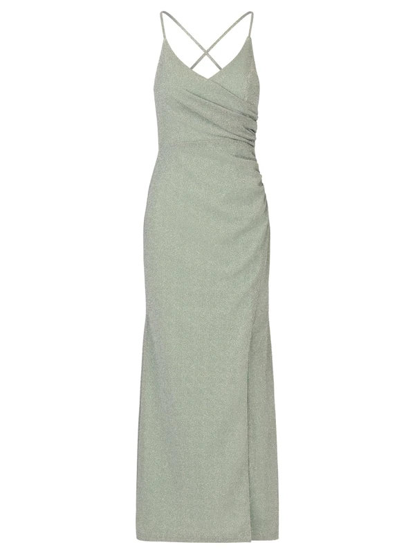 APART Fashion Women's Apart Abendkleid aus Einer Hochelastischen Jersey Dress, Jade, 14