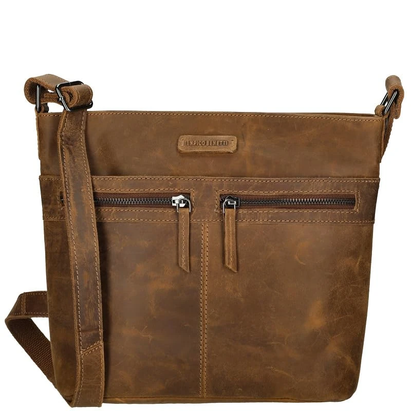 ENRICO BENETTI Women's Genua Bag, Camel, ESTÁNDAR
