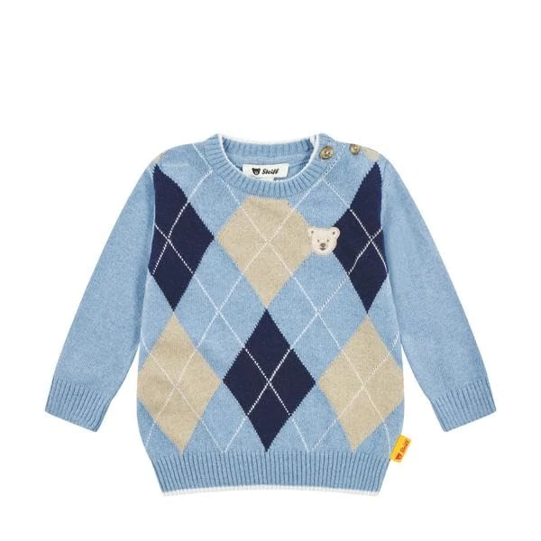 Steiff Boy's Pullover Sweater, Peacoat, 62