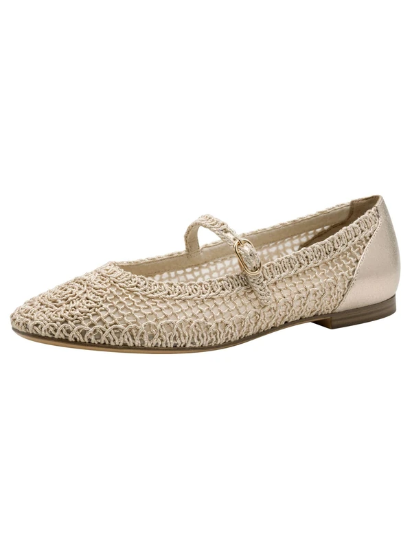 Tamaris Ballerina Women's Elegant, Metallic, 6.5 UK