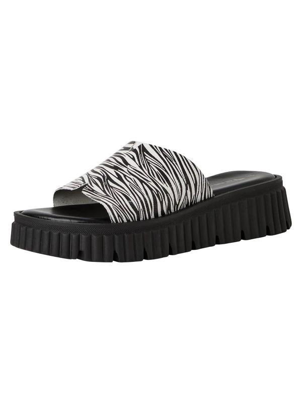 Tamaris Women's Flat Mules, Black, EU 39