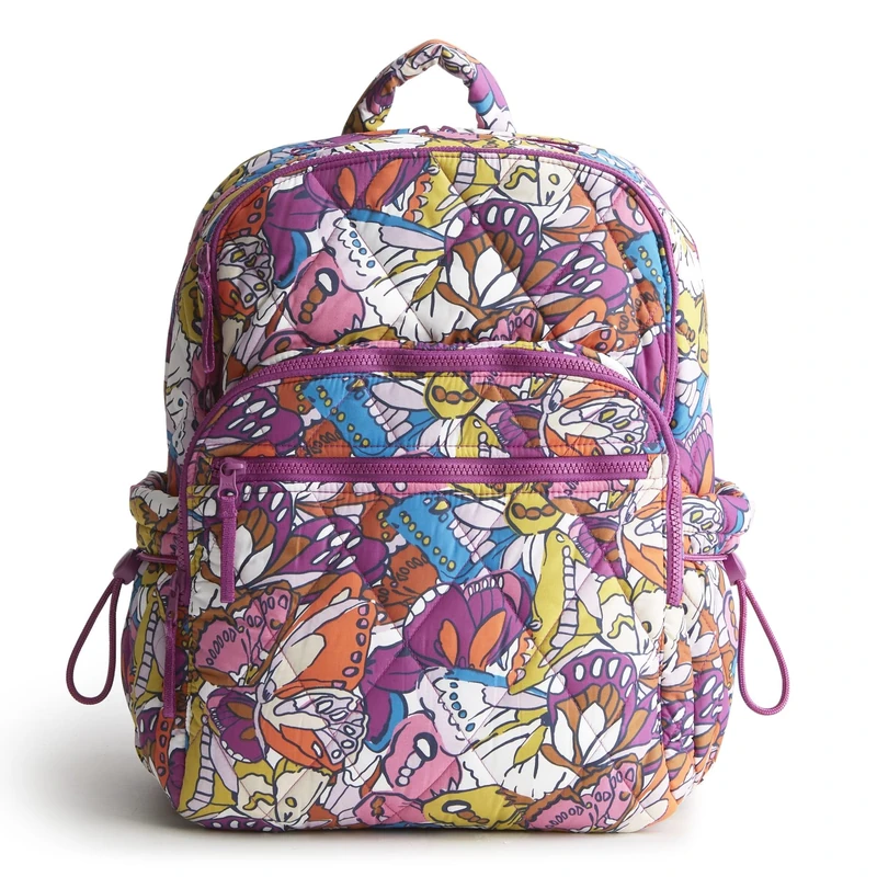 Vera Bradley Nylon Large Bancroft Backpack, Purple