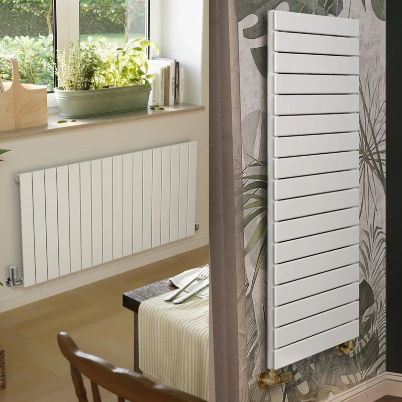 Terma Radiator (Cen./Heating), Steel, White RAL 9016, 600h x 1254w (mm) Single Panel [2939 BTUs t50]