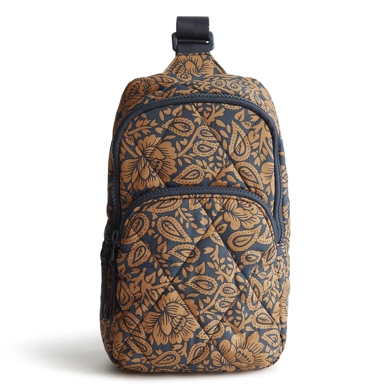 Vera Bradley Nylon Lorman Sling Backpack, Orange