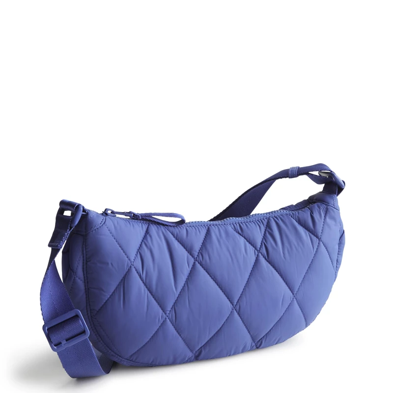 Vera Bradley Women's Nylon Springbrook Sling Crossbody Bag, Blue