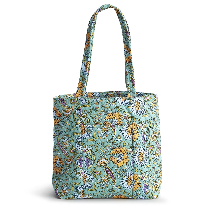 Vera Bradley Women's Cotton Tote, Green, One Size