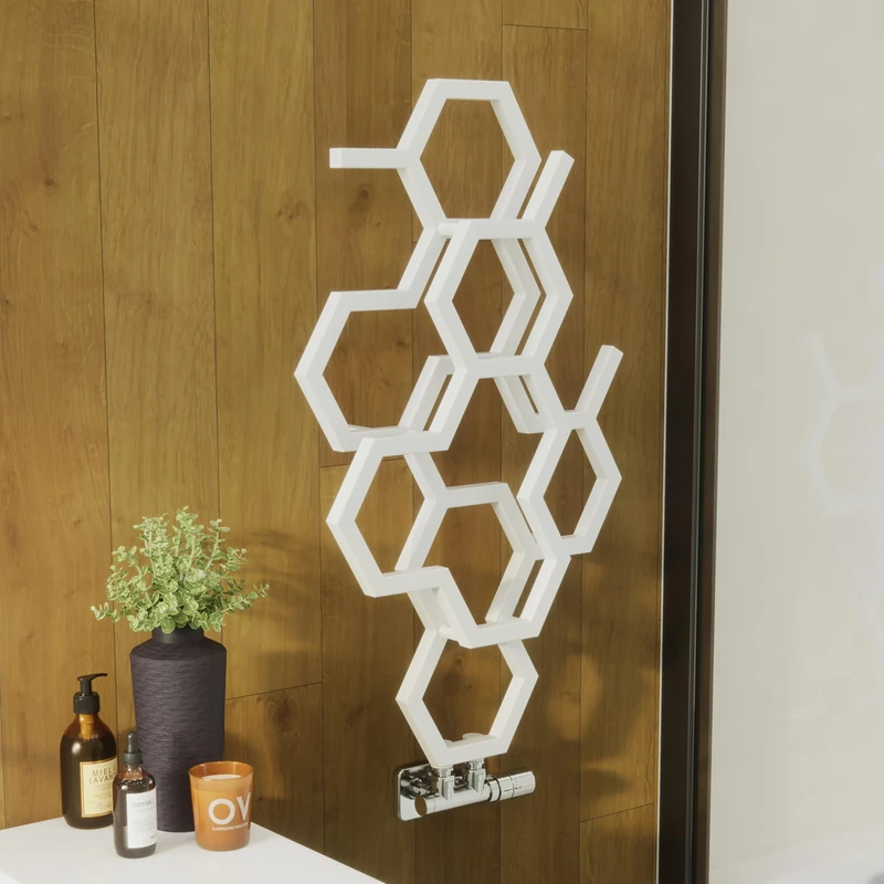 Terma Radiator (Cen./Heating), Steel, Soft 9016 (Matt White), 821h x 486w (mm) [845 BTUs t50]