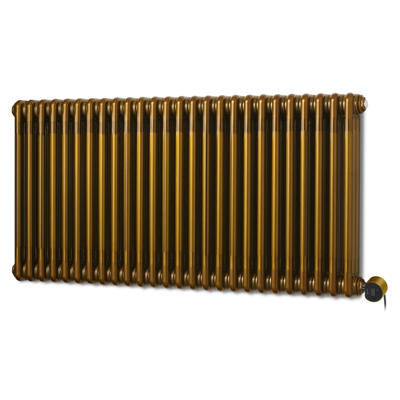 Terma Electric Radiator, Steel, Brass Lacquer, 600h x 1194w (mm) [1.5kw]