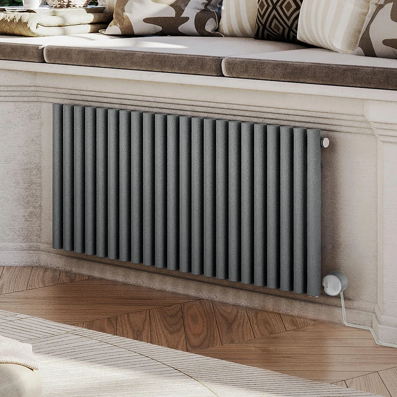 Terma Electric Radiator, Steel, Salt n Pepper, 580h x 1195w (mm) [1kw]