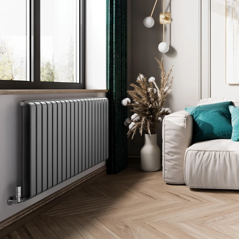 Terma Radiator (Cen./Heating), Steel, Salt n Pepper, 630h x 1305w (mm) [4931 BTUs t50]