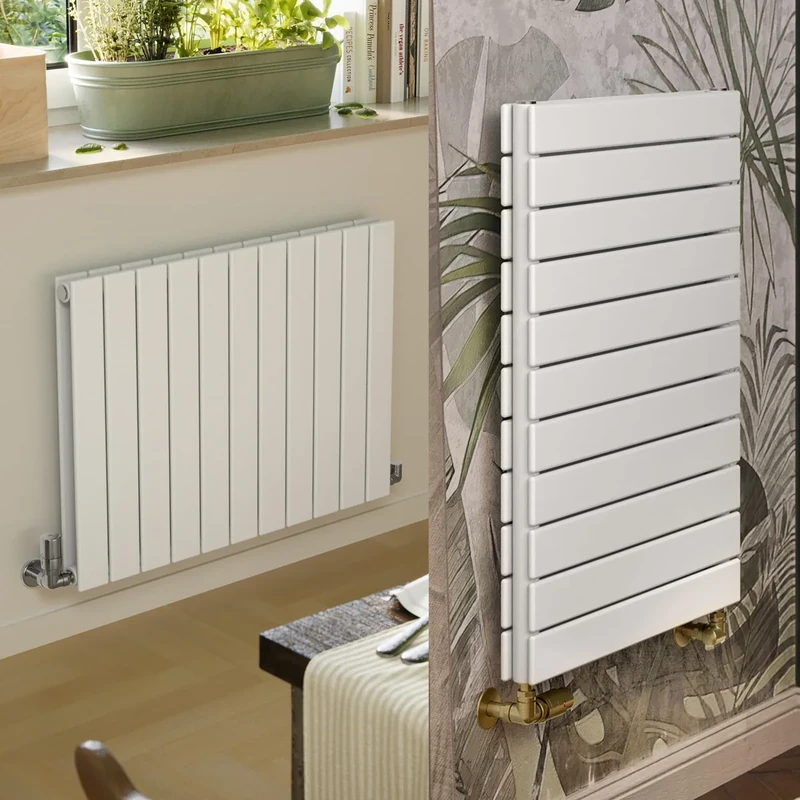 Terma Radiator (Cen./Heating), Steel, White RAL 9016, 600h x 810w (mm) Double Panel [2905 BTUs t50]