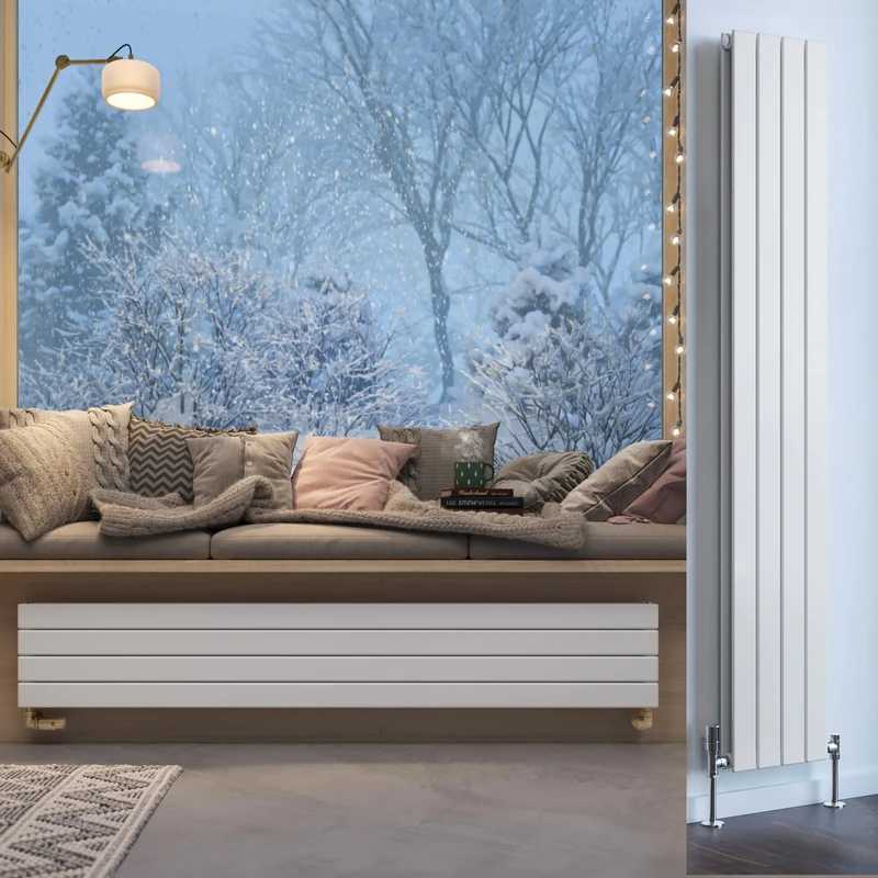 Terma Radiator (Cen./Heating), Steel, White RAL 9016, 1800h x 292w (mm) Double Panel [2776 BTUs t50]
