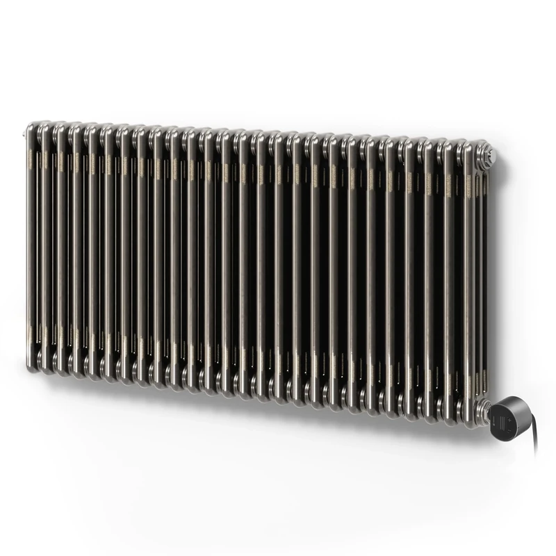 Terma Electric Radiator, Steel, Clear Lacquer, 600h x 1194w (mm) [1.5kw]