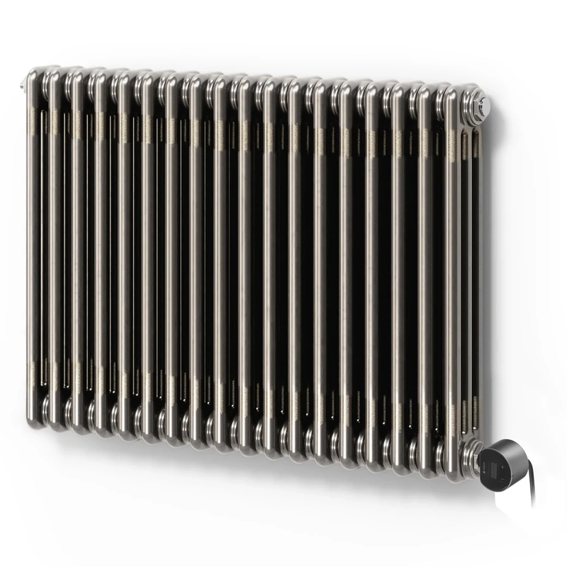 Terma Electric Radiator, Steel, Clear Lacquer, 600h x 834w (mm) [1kw]