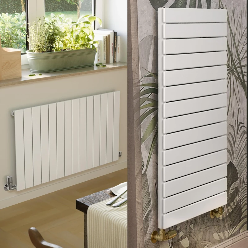 Terma Radiator (Cen./Heating), Steel, White RAL 9016, 600h x 1032w (mm) Single Panel [2425 BTUs t50]