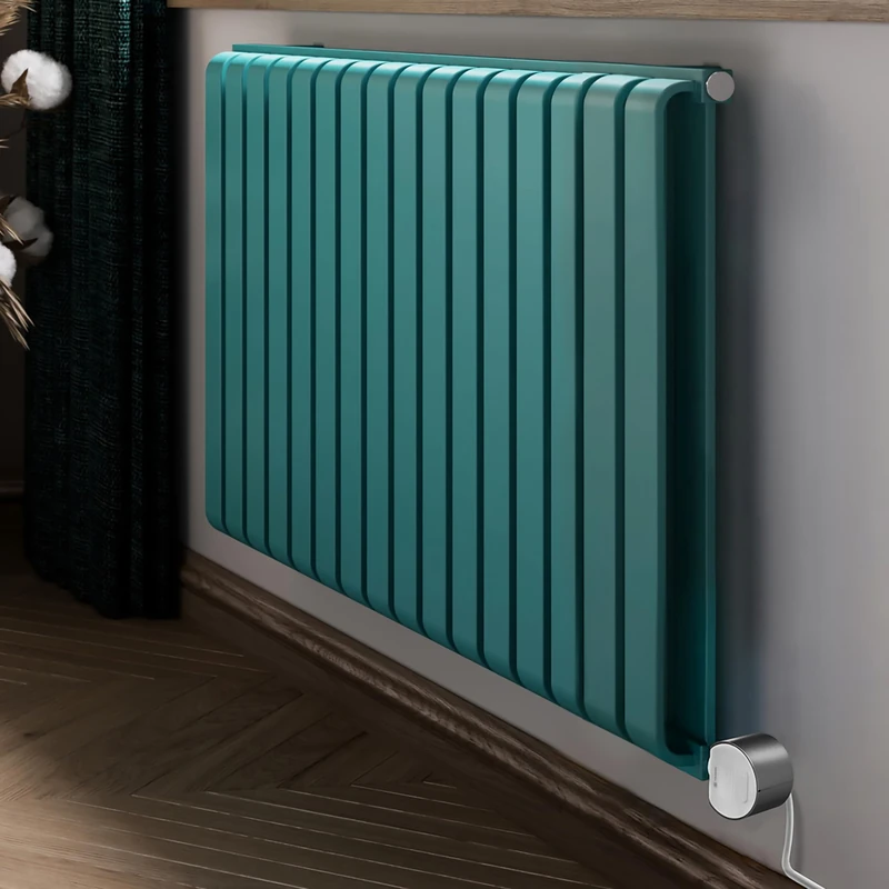 Terma Electric Radiator, Steel, RAL 5018 (Matt) Teal, 630h x 1045w (mm) [1.2kw]