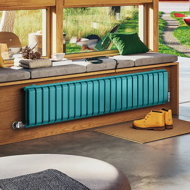 Terma Radiator (Cen./Heating), Steel, RAL 5018 (Matt) Teal, 330h x 1565w (mm) [3317 BTUs t50]