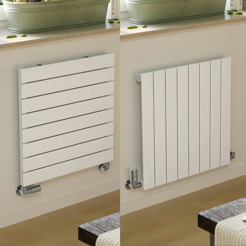 Terma Radiator (Cen./Heating), Steel, White RAL 9016, 600h x 588w (mm) Single Panel [1384 BTUs t50]