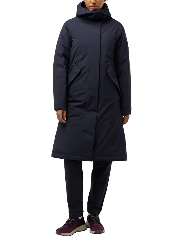 Jack Wolfskin Women's Brandenburger Coat W RDS, Dark Navy, XXL