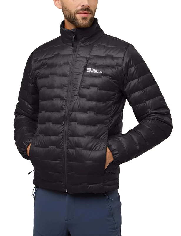 Jack Wolfskin Men's Passamani Down JKT M RDS Jacket, Phantom, XXL