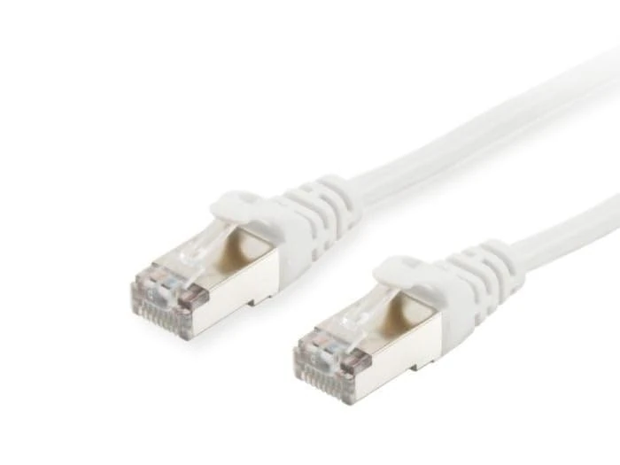 Equip Patch Cable Cat6A S/FTP 2x RJ45 25.00 m White