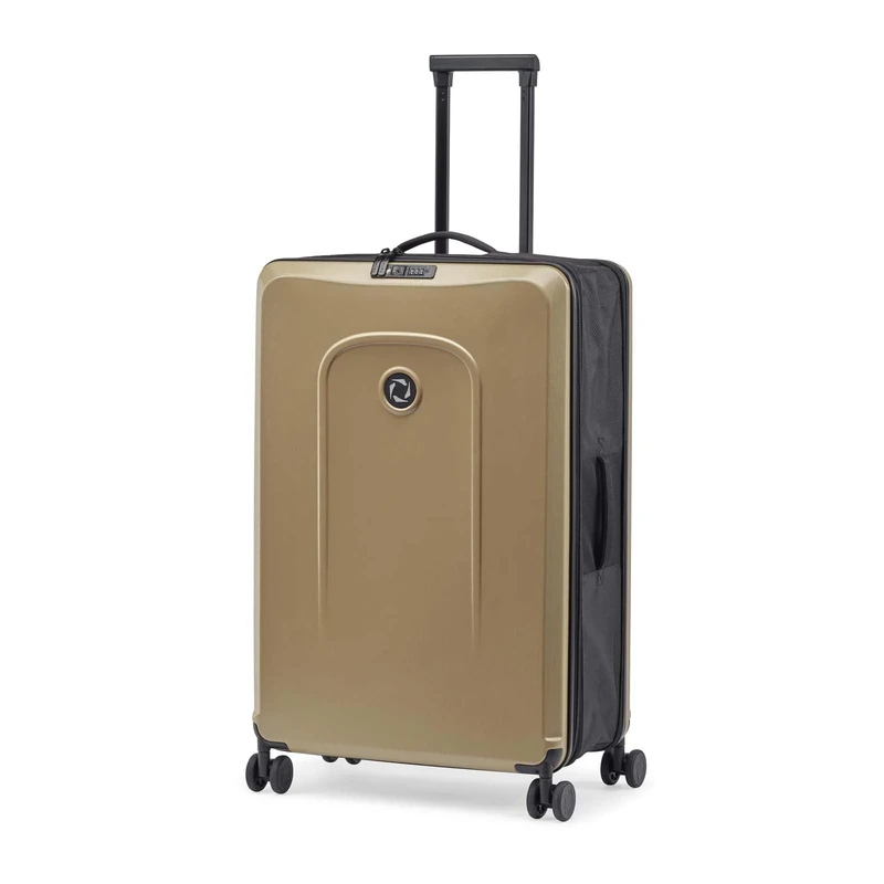 Senz Foldaway by Large Check in Trolley Champagne Brown One Size Unisex, Champagne Brown, Standard Size, Casual
