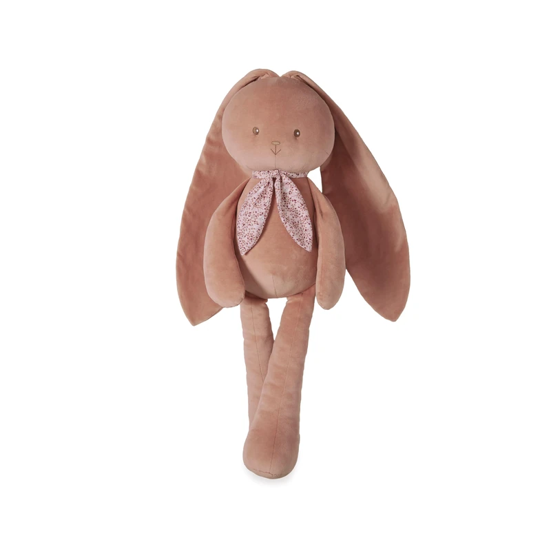 Kaloo - Lapinoo - Rabbit Pants - Large Rabbit Plush - Very Soft Corduroy - Terracotta Colour - 80cm - K218018