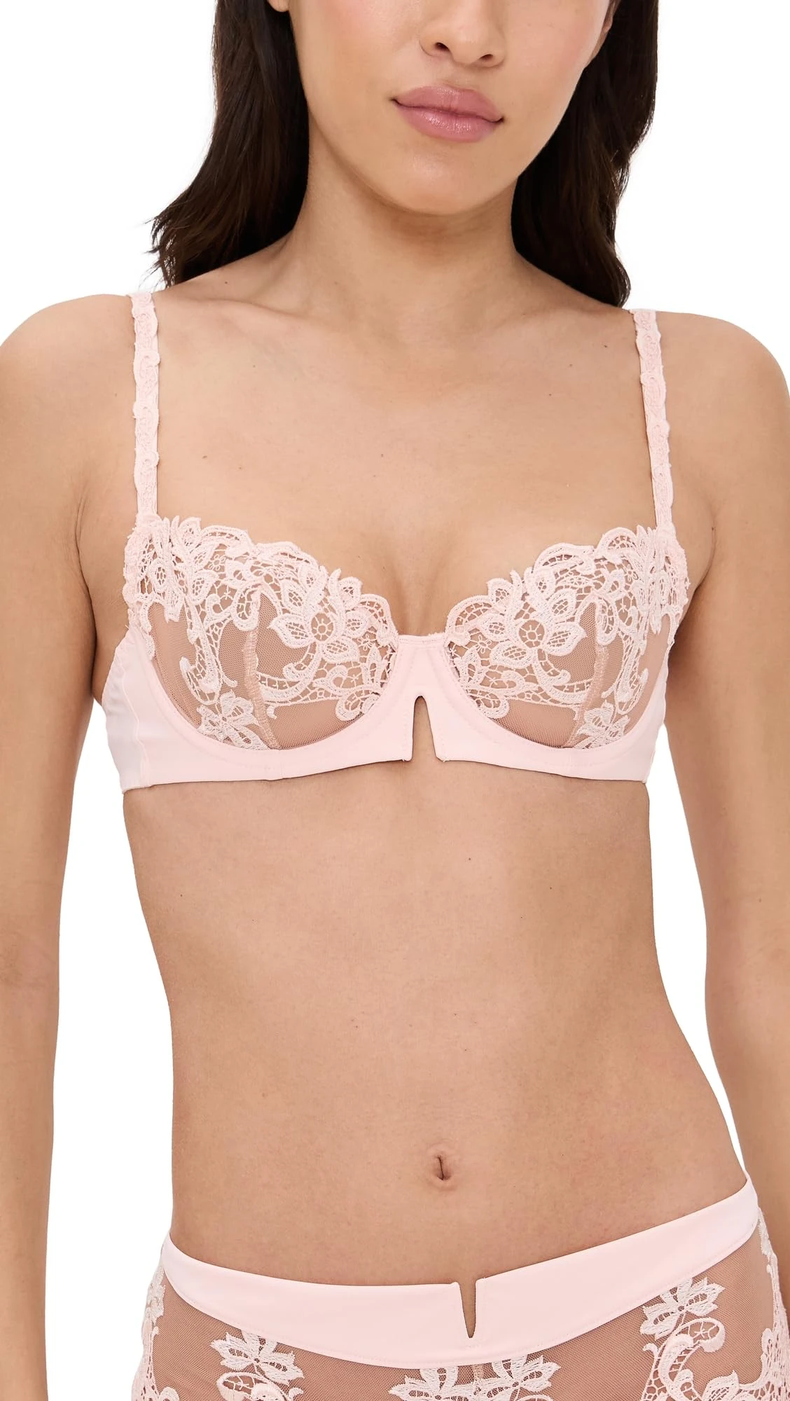 Simone Perele 15C330 Saga Half Cup Bra Pink Nude