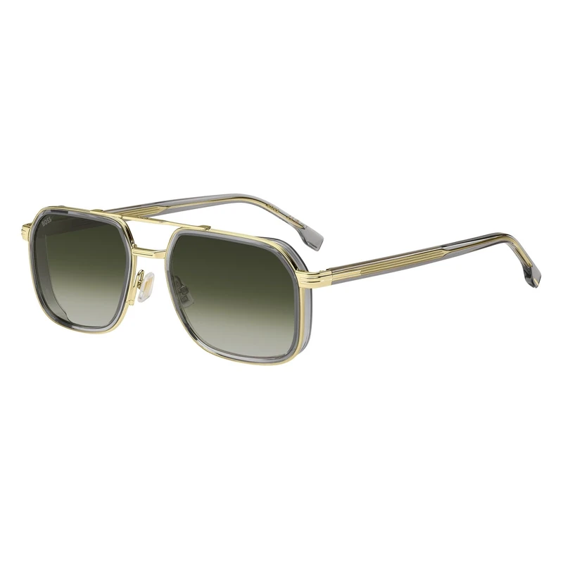 HUGO BOSS BOSS 1724/S FT3 GREY GOLD 55/19/150 MAN Sunglasses