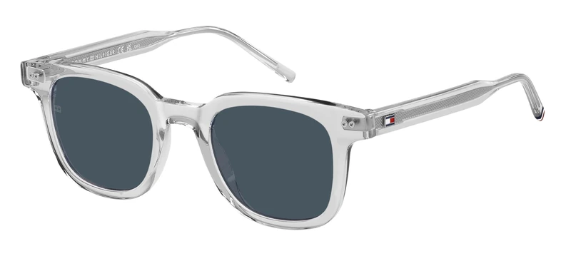 Tommy Hilfiger TH 2126/S TRANSPARENT WHITE BLUE/BLUE 48/22/150 men Sunglasses - Image 1