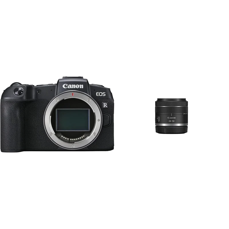 Canon RP Body + RF 24-50MM F4.5-6.3 IS STM Mirrorless Camera - Black