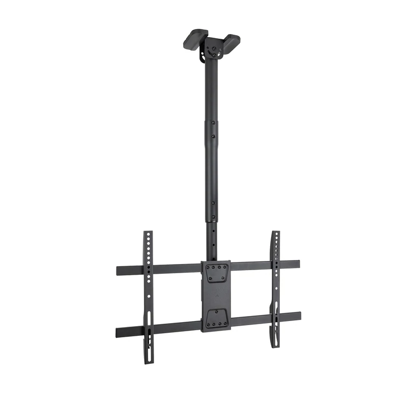 TOOQ LPCE1186TSLI-B - Extendable, Tilting and Swivel Ceiling Mount for Screens 43"-86", up to 60 kg Weight, VESA up to 600 x 400, Black