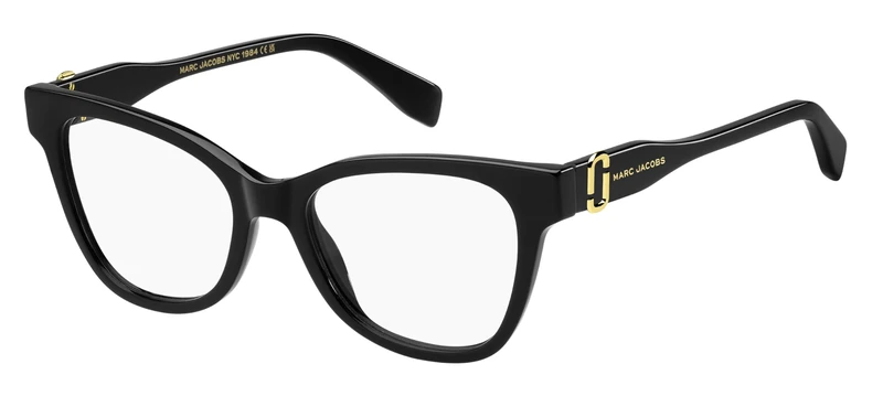 MARC JACOBS Marc 767 Glasses, Black, 52/18/145 for Women, Black, 52/18/145