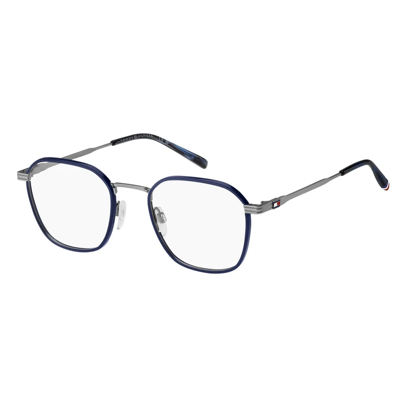 TOMMY HILFIGER TH 2136 9T9 MATTE RUTHENIUM BLUE 51/21/145 MAN Eyewear Frame